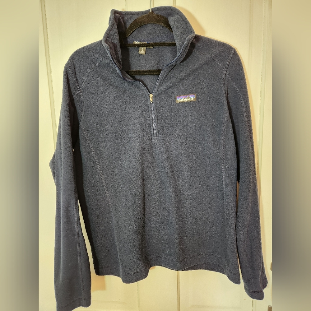 Patagonia Navy Blue Fleece 3/4 Zip Pullover Size Medium